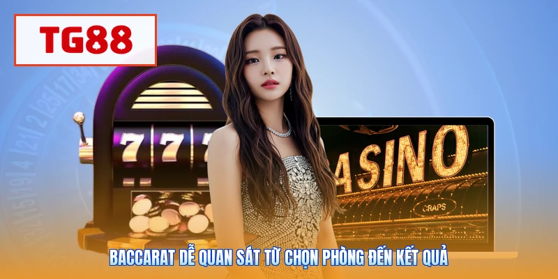 Baccarat dễ quan sát từ chọn phòng đến kết quả