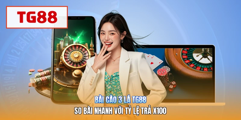 Bài Cào 3 Lá TG88 | So Bài Nhanh Với Tỷ Lệ Trả X100