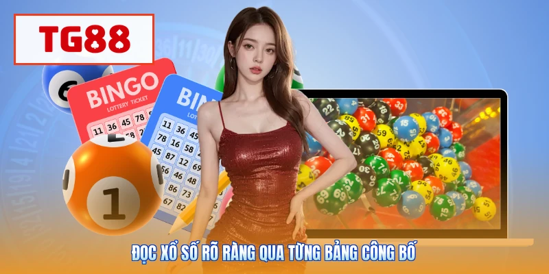 Đọc xổ số rõ ràng qua từng bảng công bố