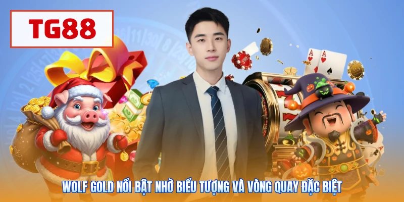 Wolf Gold nổi bật nhờ biểu tượng và vòng quay đặc biệt